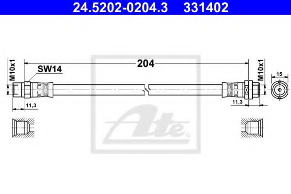 Imagine Furtun frana ATE 24.5202-0204.3