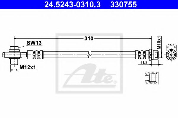 Imagine Furtun frana ATE 24.5243-0310.3