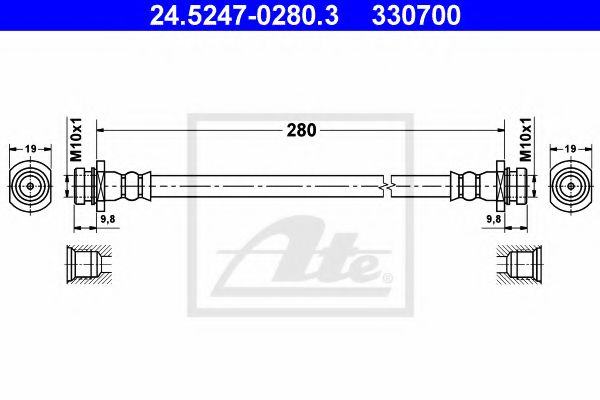 Imagine Furtun frana ATE 24.5247-0280.3