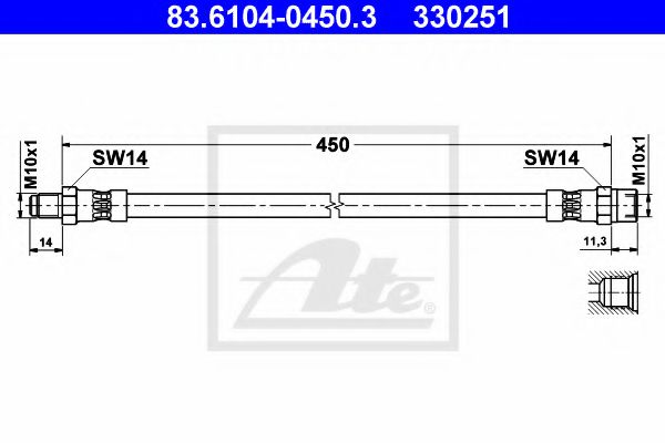 Imagine Furtun frana ATE 83.6104-0450.3