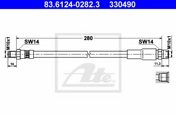 Imagine Furtun frana ATE 83.6124-0282.3