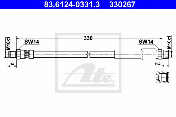 Imagine Furtun frana ATE 83.6124-0331.3