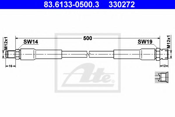 Imagine Furtun frana ATE 83.6133-0500.3