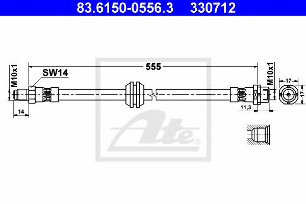 Imagine Furtun frana ATE 83.6150-0556.3