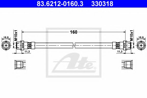 Imagine Furtun frana ATE 83.6212-0160.3