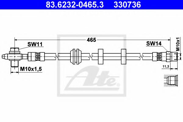 Imagine Furtun frana ATE 83.6232-0465.3