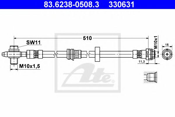 Imagine Furtun frana ATE 83.6238-0508.3