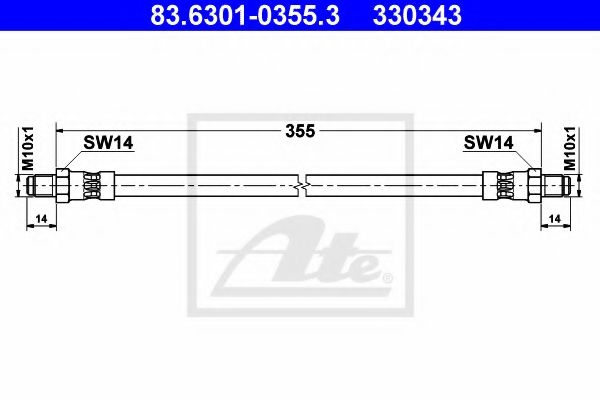 Imagine Furtun frana ATE 83.6301-0355.3