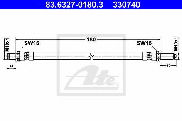 Imagine Furtun frana ATE 83.6327-0180.3