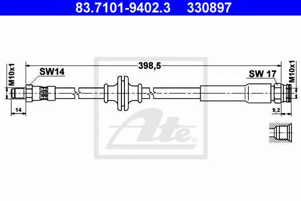 Imagine Furtun frana ATE 83.7101-9402.3