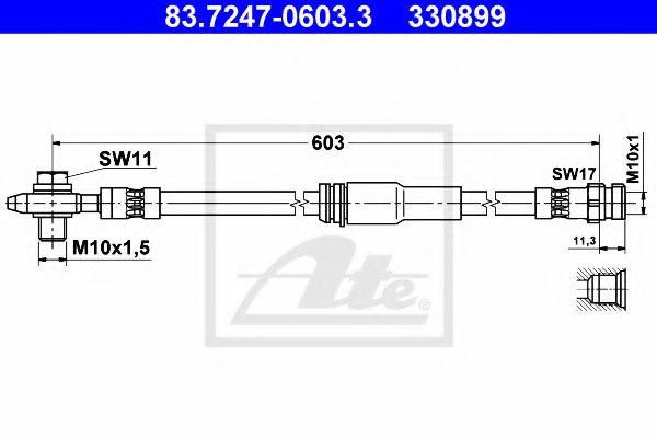 Imagine Furtun frana ATE 83.7247-0603.3