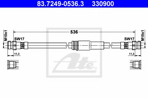 Imagine Furtun frana ATE 83.7249-0536.3