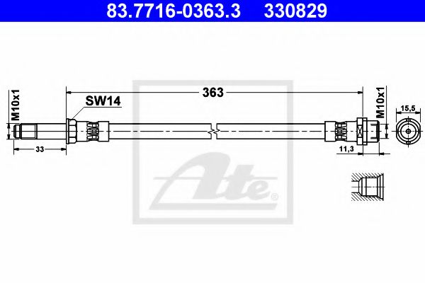 Imagine Furtun frana ATE 83.7716-0363.3