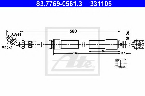 Imagine Furtun frana ATE 83.7769-0561.3