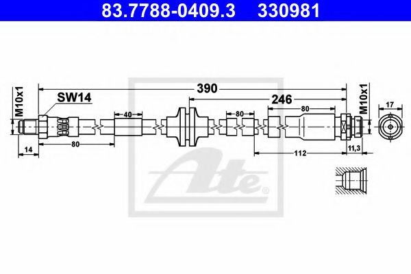 Imagine Furtun frana ATE 83.7788-0409.3