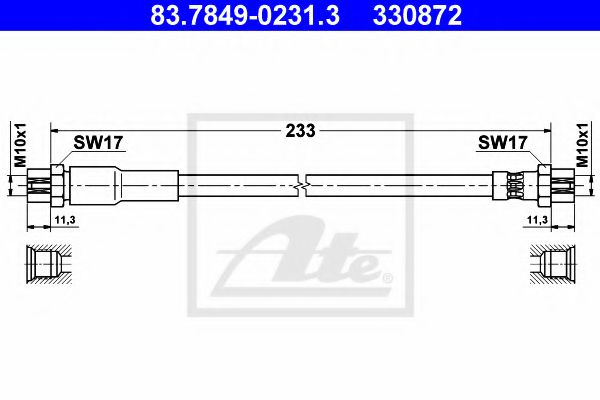 Imagine Furtun frana ATE 83.7849-0231.3