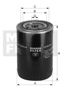 Imagine Filtru hidraulic, cutie de viteze automata MANN-FILTER W 1254/2 x