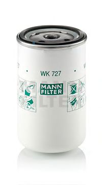 Imagine filtru combustibil MANN-FILTER WK 727