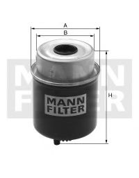 Imagine filtru combustibil MANN-FILTER WK 8124