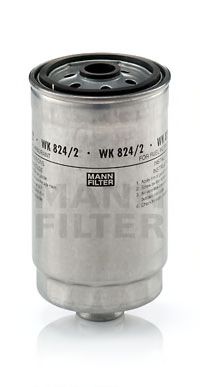 Imagine filtru combustibil MANN-FILTER WK 824/2