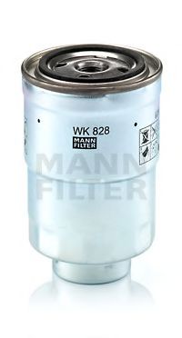 Imagine filtru combustibil MANN-FILTER WK 828 x