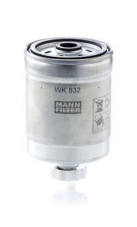 Imagine filtru combustibil MANN-FILTER WK 832