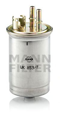 Imagine filtru combustibil MANN-FILTER WK 853/7