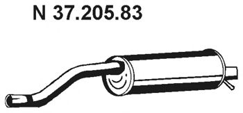 Toba esapament finala EBERSPÄCHER 37.205.83