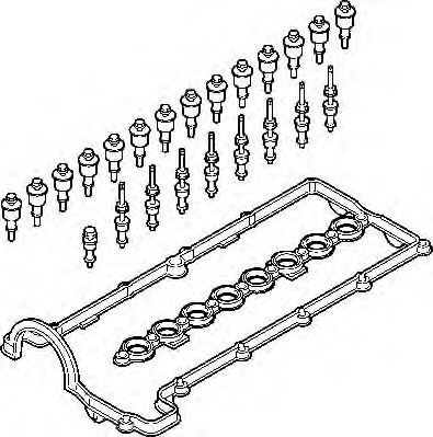 Imagine Set garnituri, Capac supape ELRING 166.260