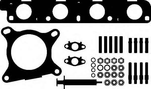 Imagine Set montaj, turbocompresor ELRING 261.160