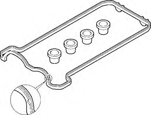 Imagine Set garnituri, Capac supape ELRING 475.840