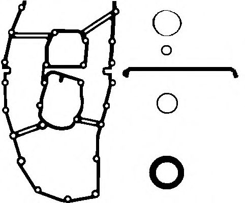 Imagine Set garnituri, carcasa distributie ELRING 584.840