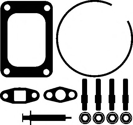 Imagine Set montaj, turbocompresor ELRING 741.930