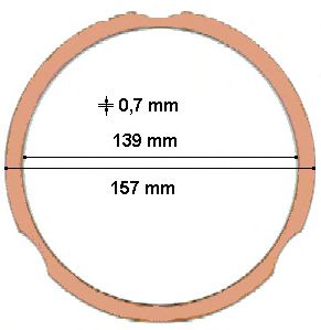 Imagine O-ring, camasa cilindru ELRING 751.812