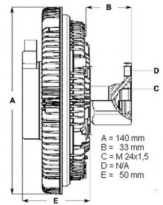 Imagine Cupla, ventilator radiator BERU LK005