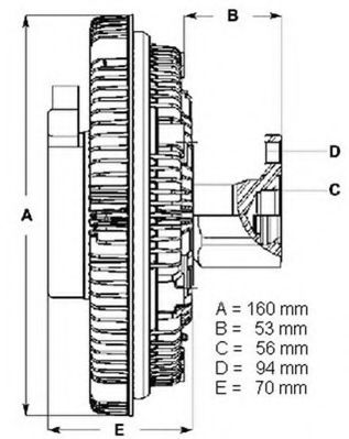 Imagine Cupla, ventilator radiator BERU LK049