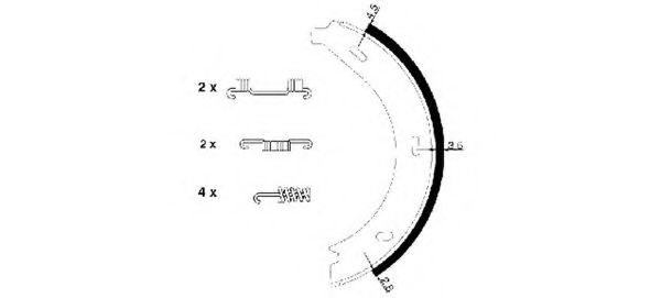 Imagine Set saboti frana, frana de mana PAGID H9165