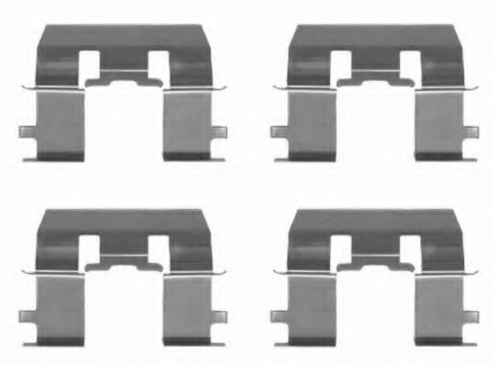 Imagine Set accesorii, placute frana PAGID K0145