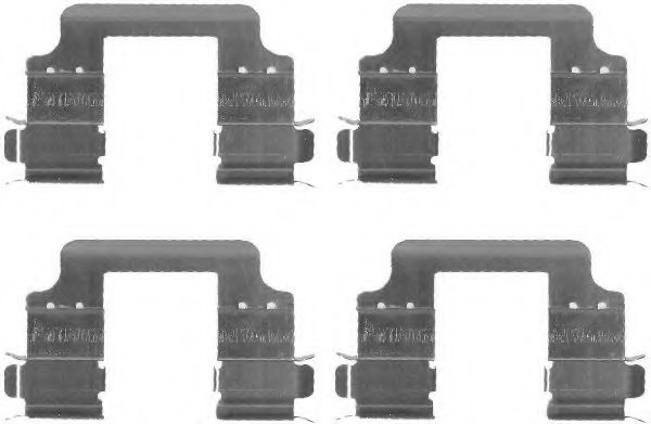 Imagine Set accesorii, placute frana PAGID K0184