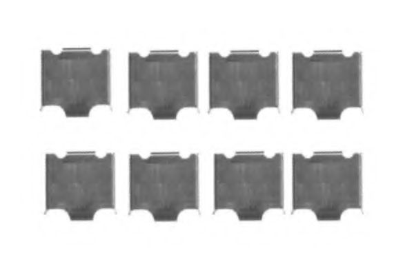 Imagine Set accesorii, placute frana PAGID K0353