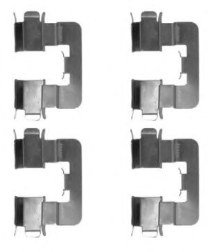 Imagine Set accesorii, placute frana PAGID K0358