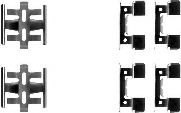 Imagine Set accesorii, placute frana PAGID K0384