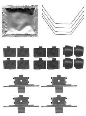 Imagine Set accesorii, placute frana PAGID K0419