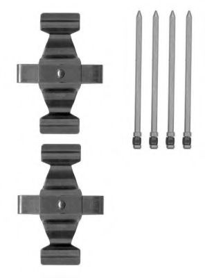 Imagine Set accesorii, placute frana PAGID K0467