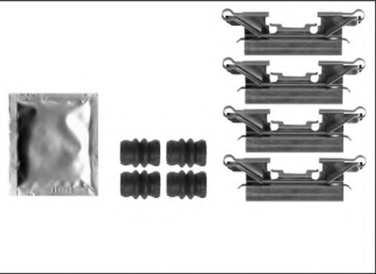Imagine Set accesorii, placute frana PAGID K0678