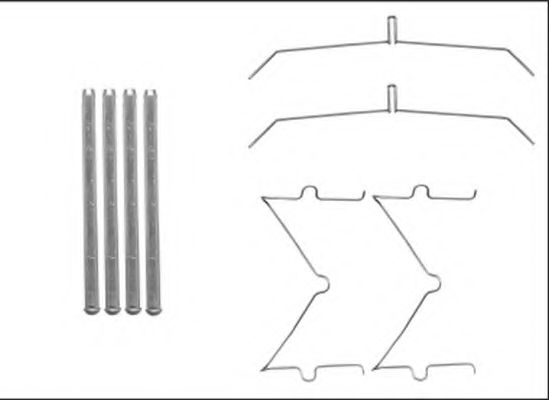 Imagine Set accesorii, placute frana PAGID K0681