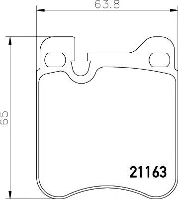 Imagine set placute frana,frana disc PAGID T1157