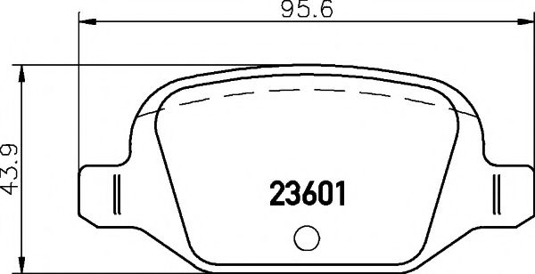 Imagine set placute frana,frana disc PAGID T1260