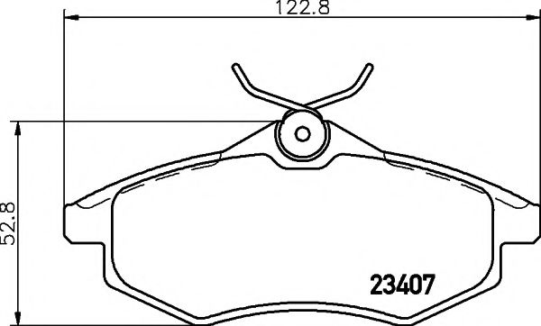 Imagine set placute frana,frana disc PAGID T1324