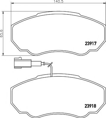 Imagine set placute frana,frana disc PAGID T1354